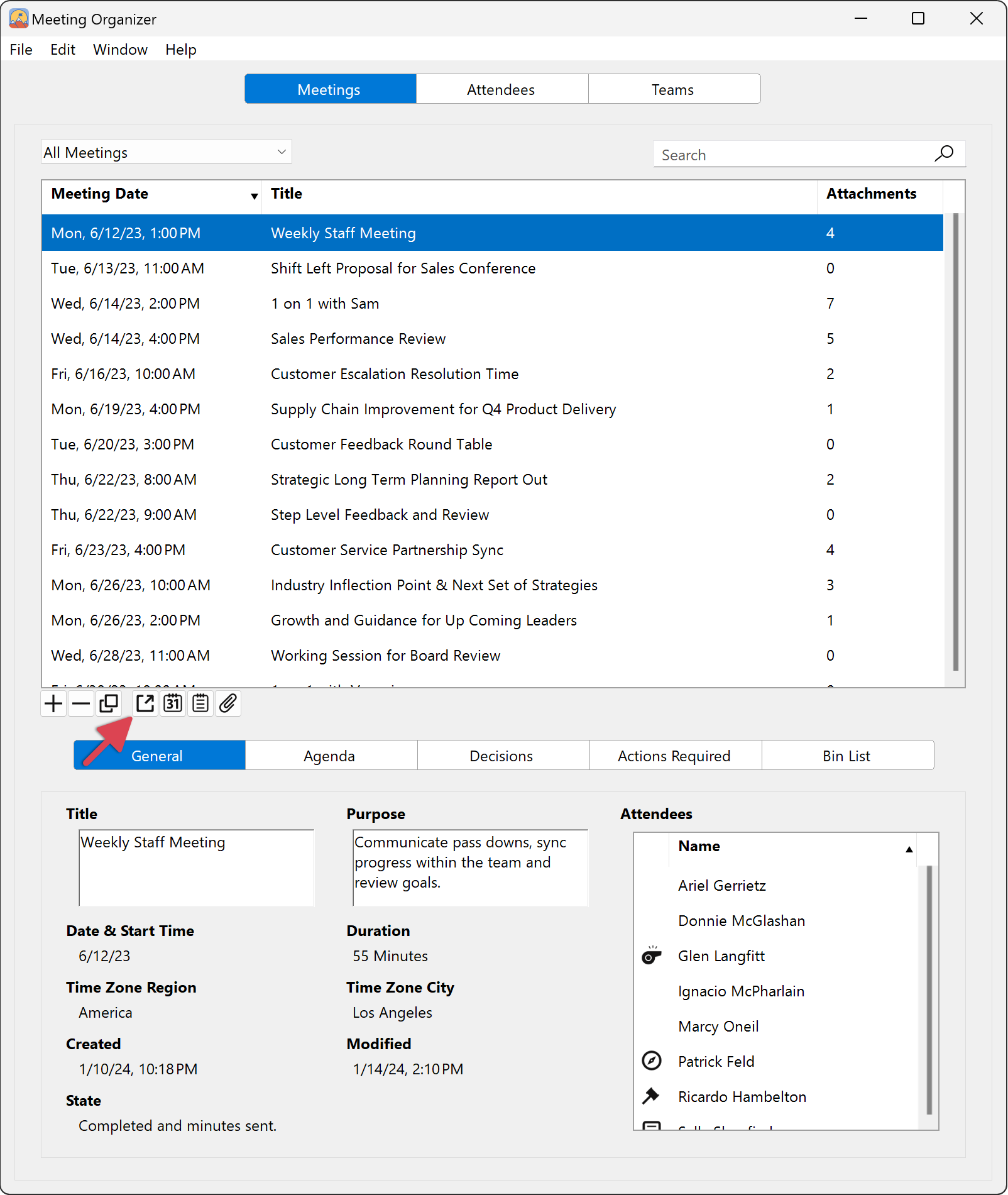 Summit Meeting Organizer Open Meeting