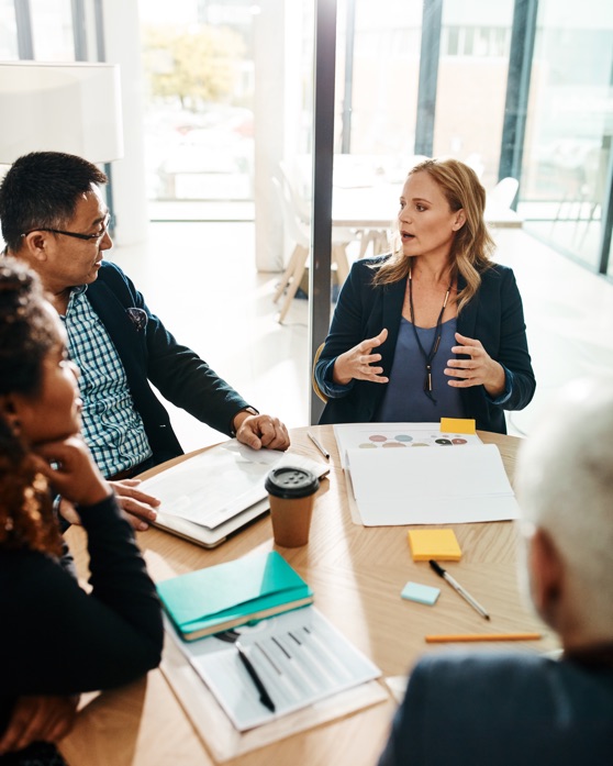 Small group meeting discussion